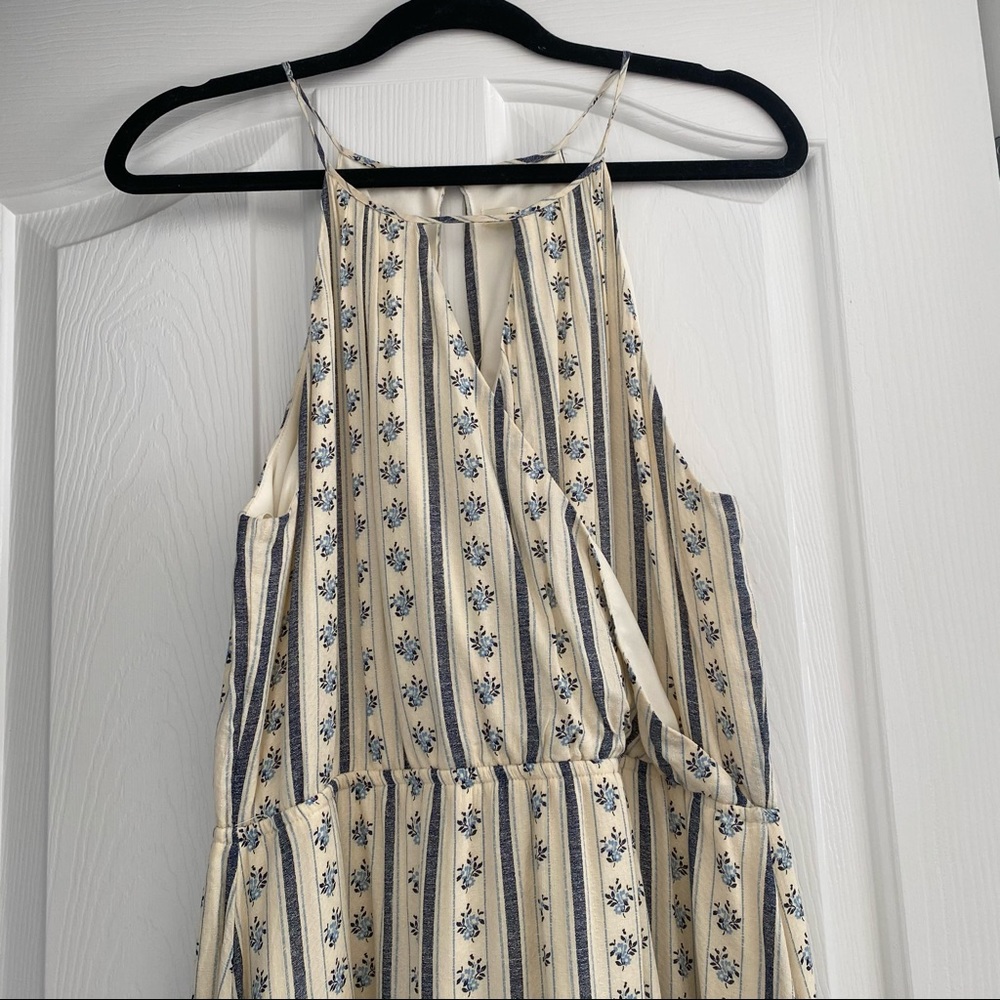 flowy, summer halter wrap dress